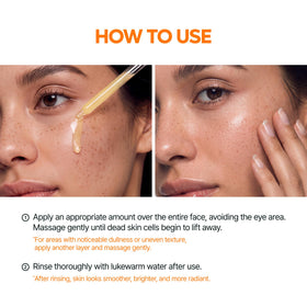 Dr.Melaxin Glow Rice Peeling Ampoule with other skincare products