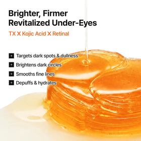 Dr.Melaxin Kojic Acid Eye Patch inside view showing multiple patches
