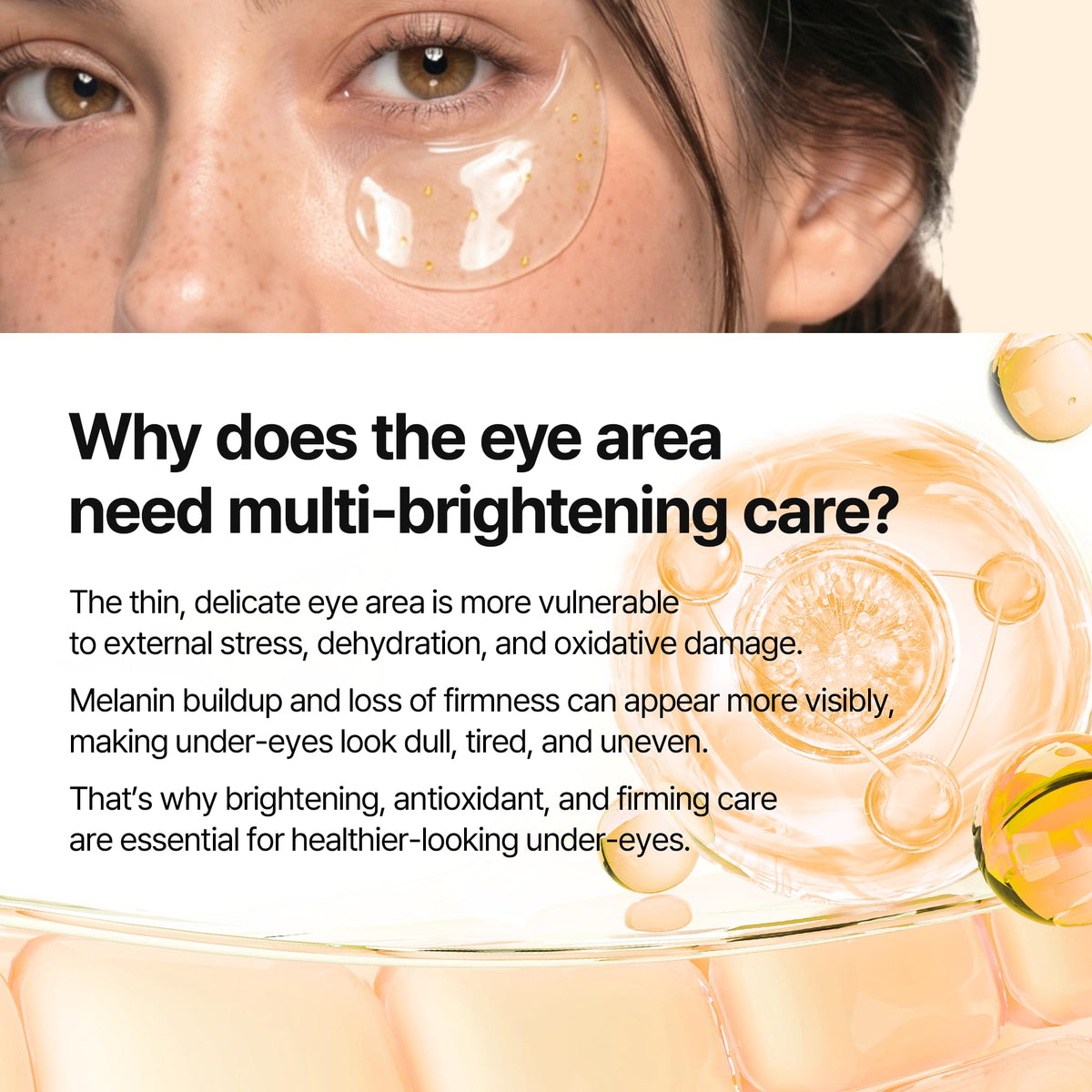 Dr.Melaxin Kojic Acid Eye Patch texture close-up