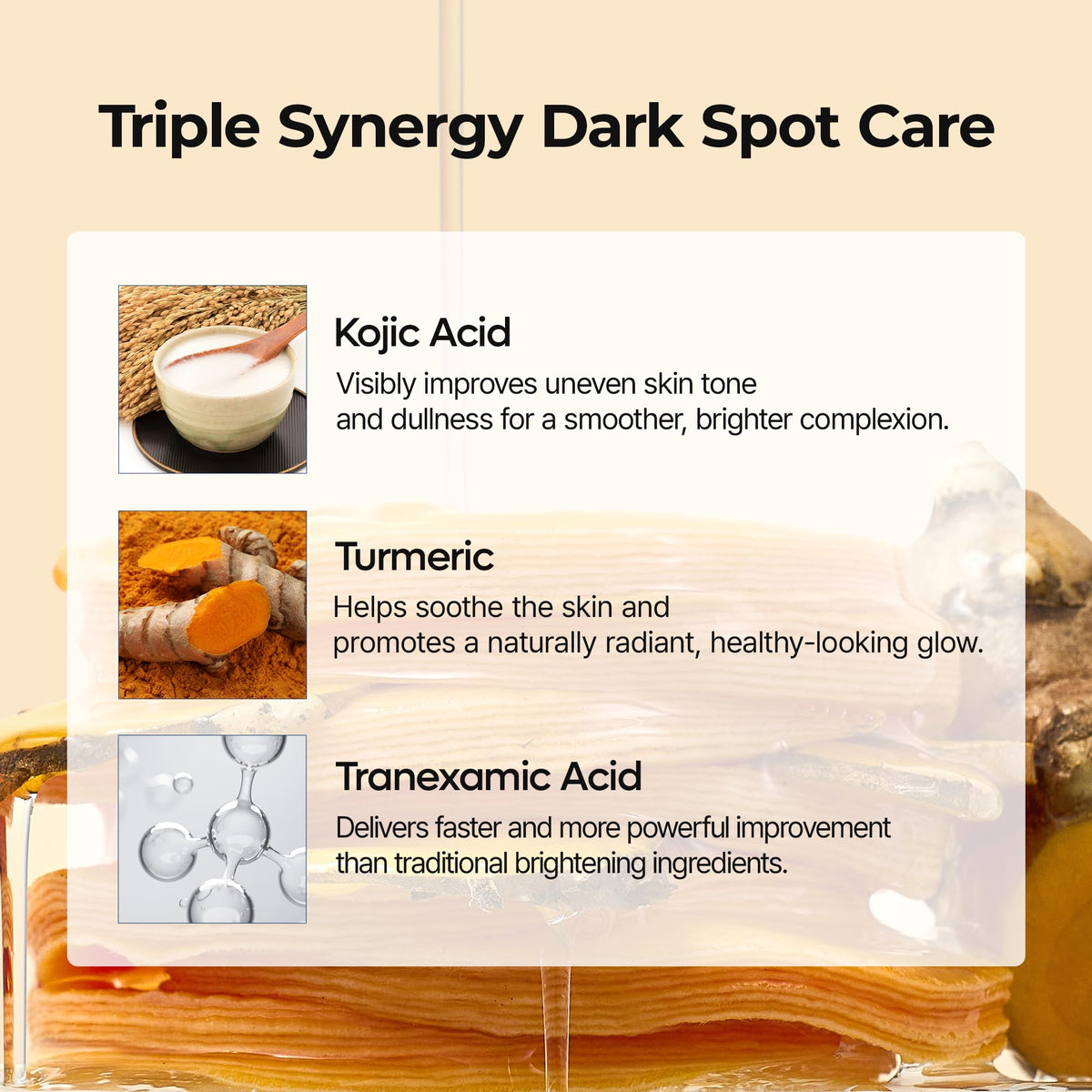 Dr.Melaxin Kojic Acid Turmeric Toner Pad embossed side for exfoliation