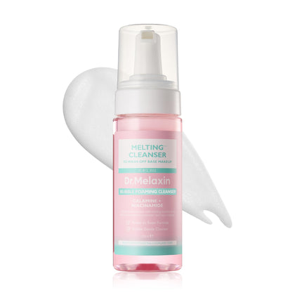 Dr.Melaxin Melting Bubble Foaming Cleanser front view with packaging