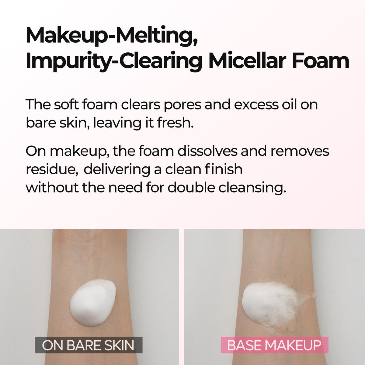 Dr.Melaxin Melting Bubble Foaming Cleanser in bathroom setting