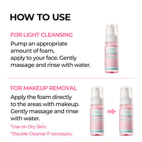 Dr.Melaxin Melting Bubble Foaming Cleanser side view
