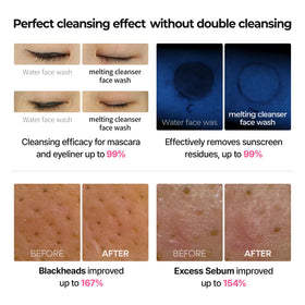 Dr.Melaxin Melting Bubble Foaming Cleanser with makeup removal demonstration