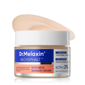 Dr.Melaxin Necksphalt Firming Cream front view with packaging