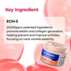 Dr.Melaxin Necksphalt Firming Cream side view with label