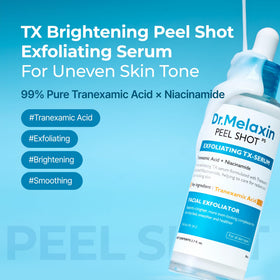 Dr.Melaxin Peel Shot Exfoliating TX Serum 80ml packaging