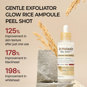 Dr.Melaxin Peel Shot Glow White Rice Peeling Ampoule side view