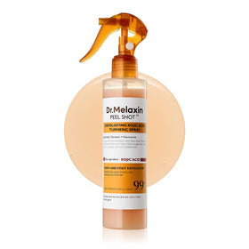Dr.Melaxin Peel Shot Kojic Acid Turmeric Body Exfoliator Spray front view