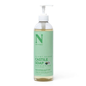 Dr. Natural Castile Liquid Soap 16 oz Eucalyptus front view