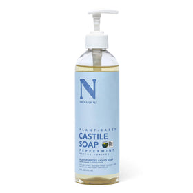 Dr. Natural Castile Liquid Soap 16 oz peppermint front view