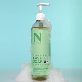 Dr. Natural Castile Liquid Soap being poured