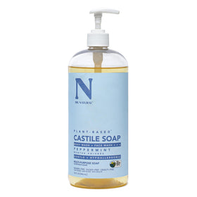 Dr. Natural Castile Liquid Soap Peppermint 32 oz front view