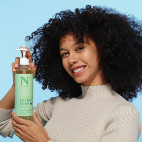 Dr. Natural Castile Liquid Soap with eucalyptus leaves