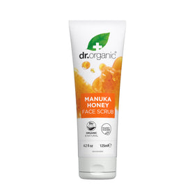 Dr. Organic Manuka Honey Face Scrub 125 mL front view