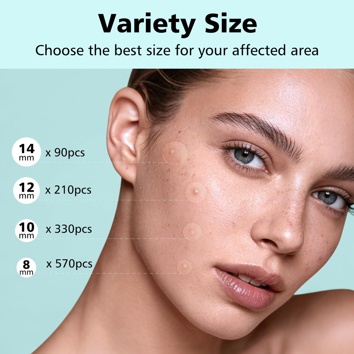 Dr.patch pimple patches showing easy peel design