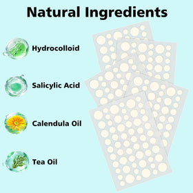 Dr.patch pimple patches with natural ingredients highlighted