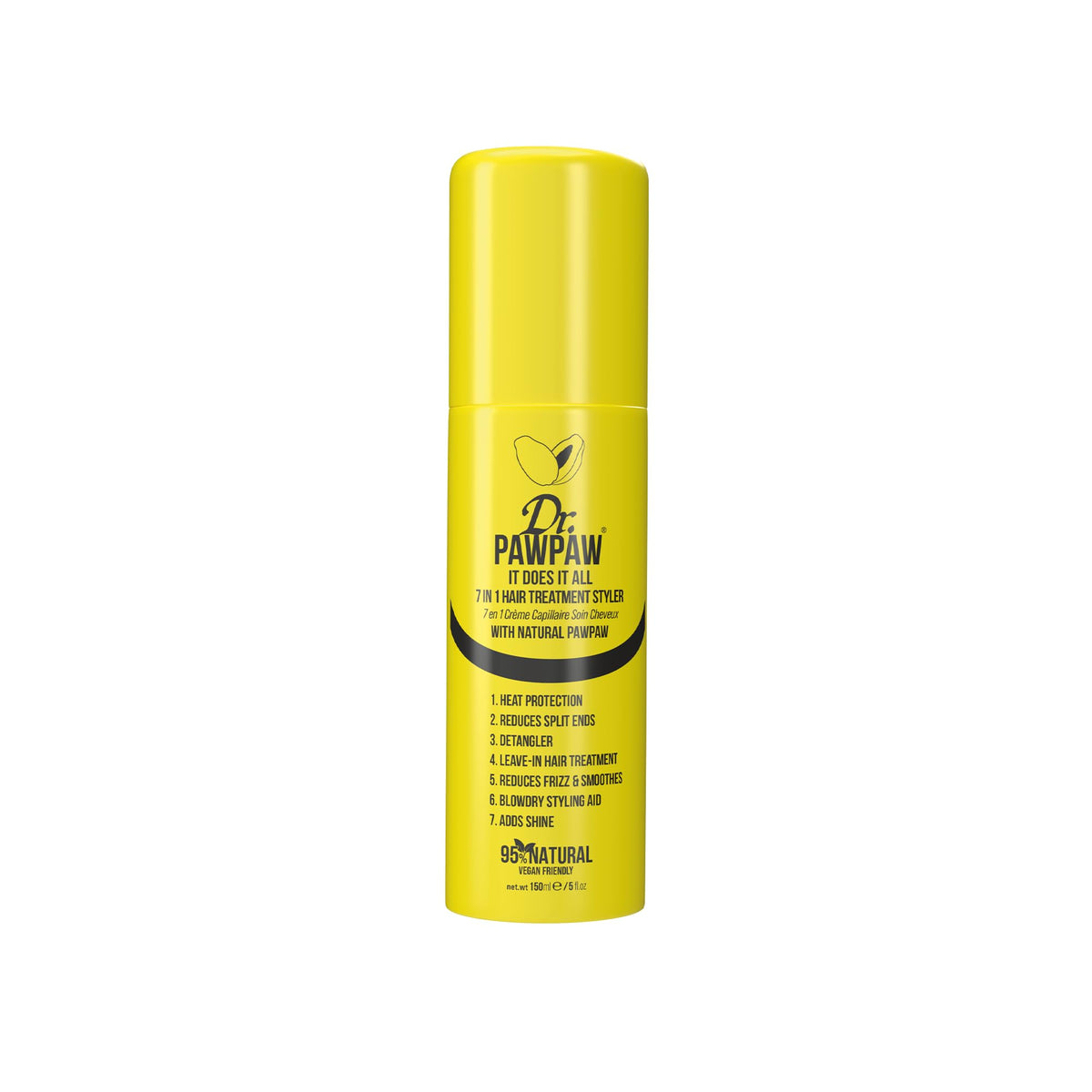 Dr. PAWPAW 7-in-1 Hair Styler 5 oz front view