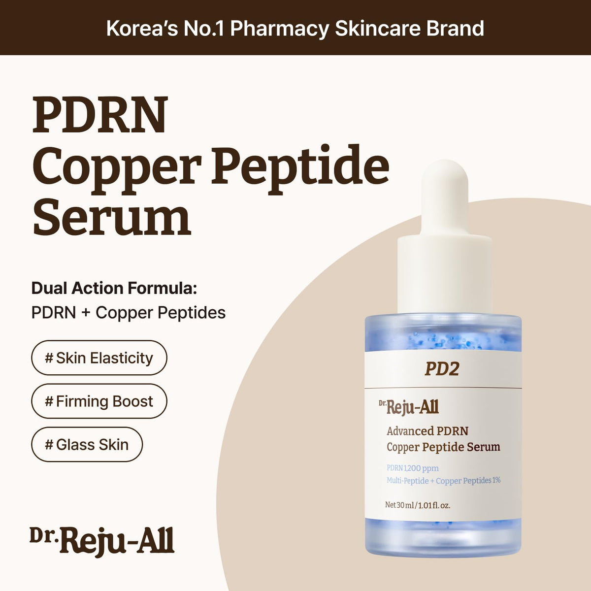 Dr.Reju-All serum bottle with label details