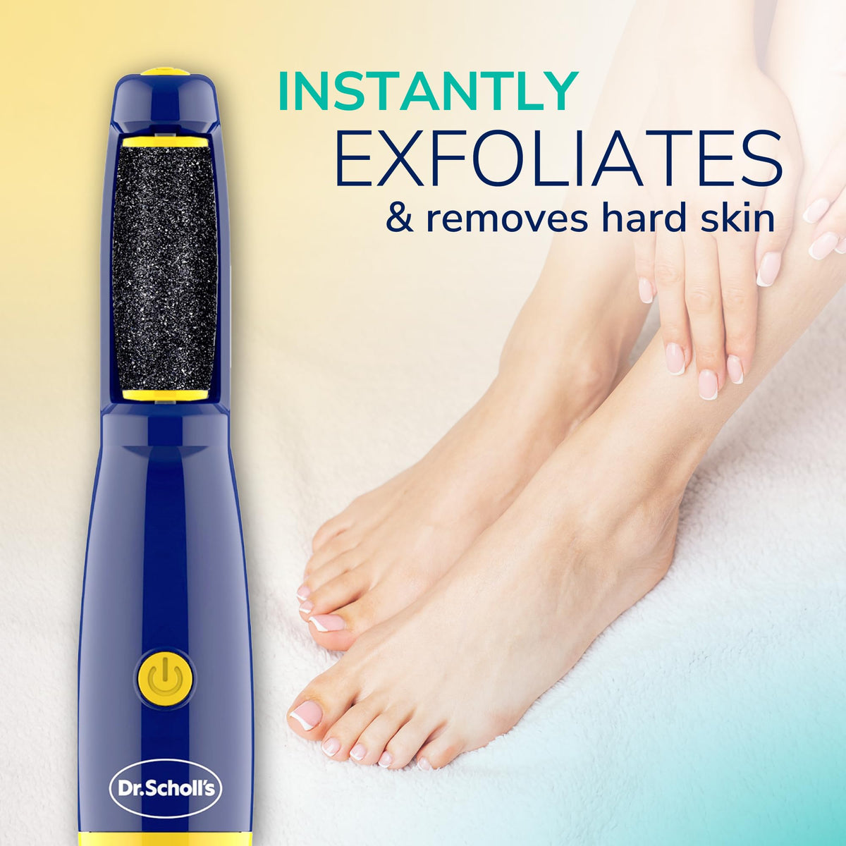 Dr. Scholl's Callus Remover side view showing roller head
