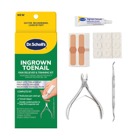 Dr. Scholl's Ingrown Toenail Pain Reliever Kit front view