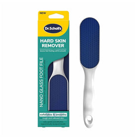 Dr. Scholl's Nano Glass Foot File front view with textured surface