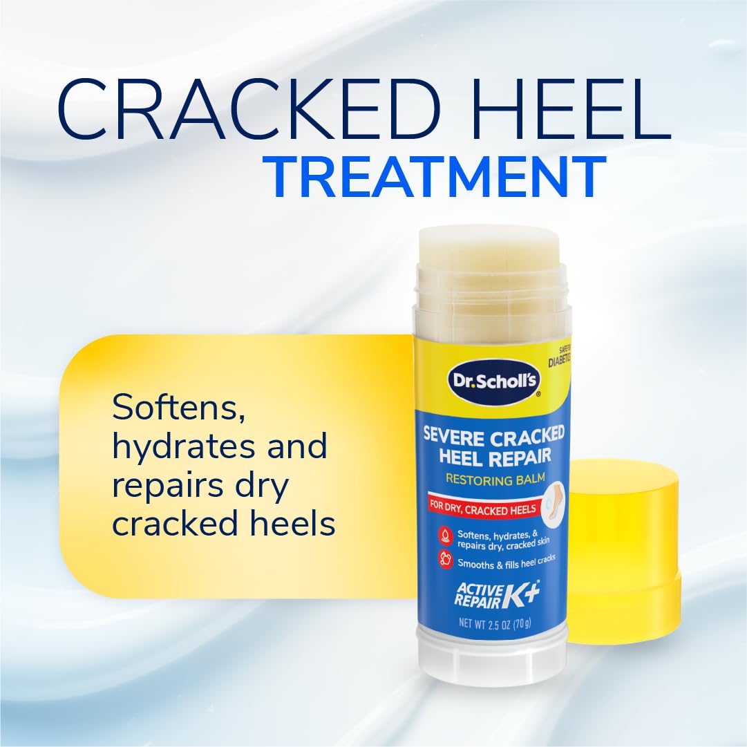 Dr. Scholl's Severe Cracked Heel Repair Balm 2.5oz packaging