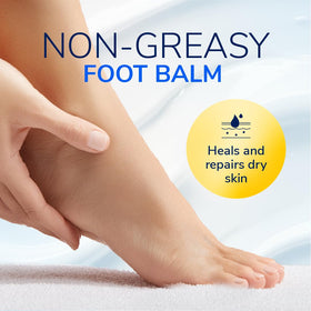 Dr. Scholl's Severe Cracked Heel Repair Balm in bathroom setting