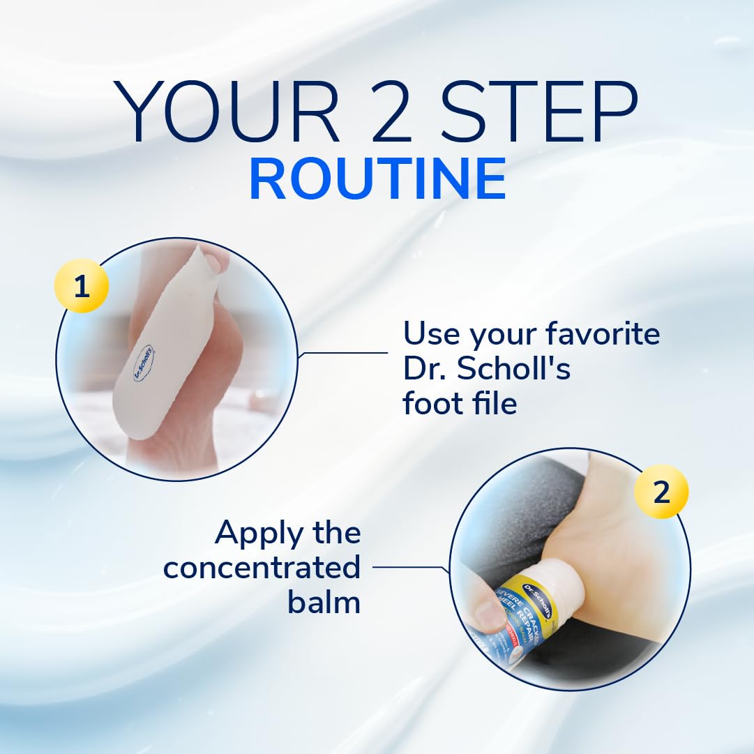 Dr. Scholl's Severe Cracked Heel Repair Balm with shea and cocoa butter