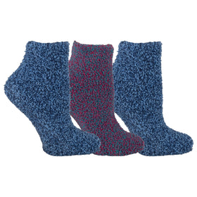 Dr. Scholl's Soothing Spa Socks in lavender and blue front view
