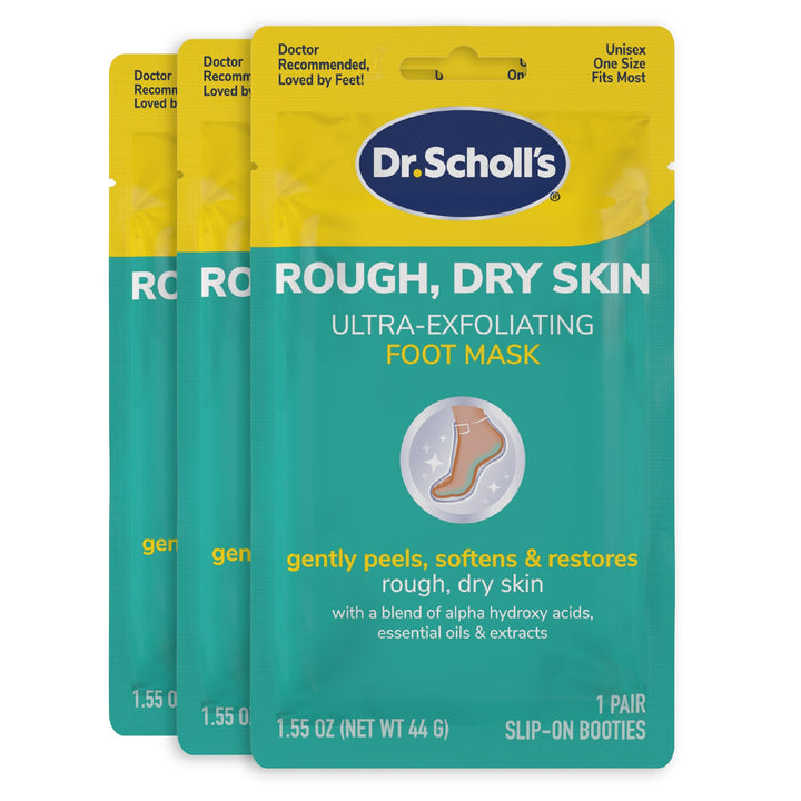 Dr. Scholl's Ultra Exfoliating Foot Peeling Mask packaging front view