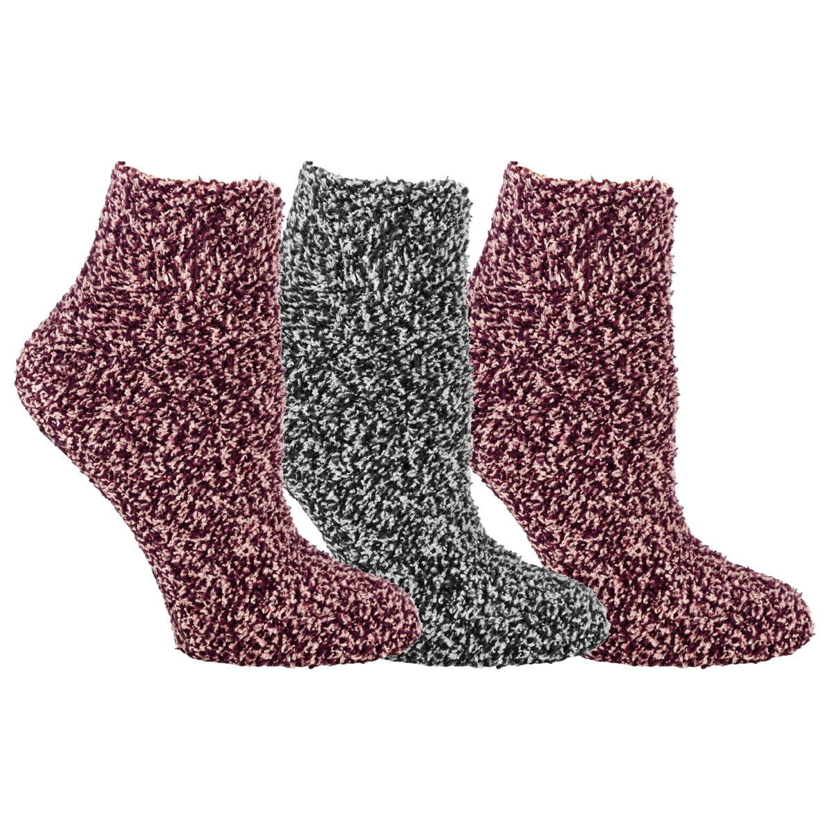 Dr. Scholl's Women's Low Cut Soothing Spa Socks in black and gray
