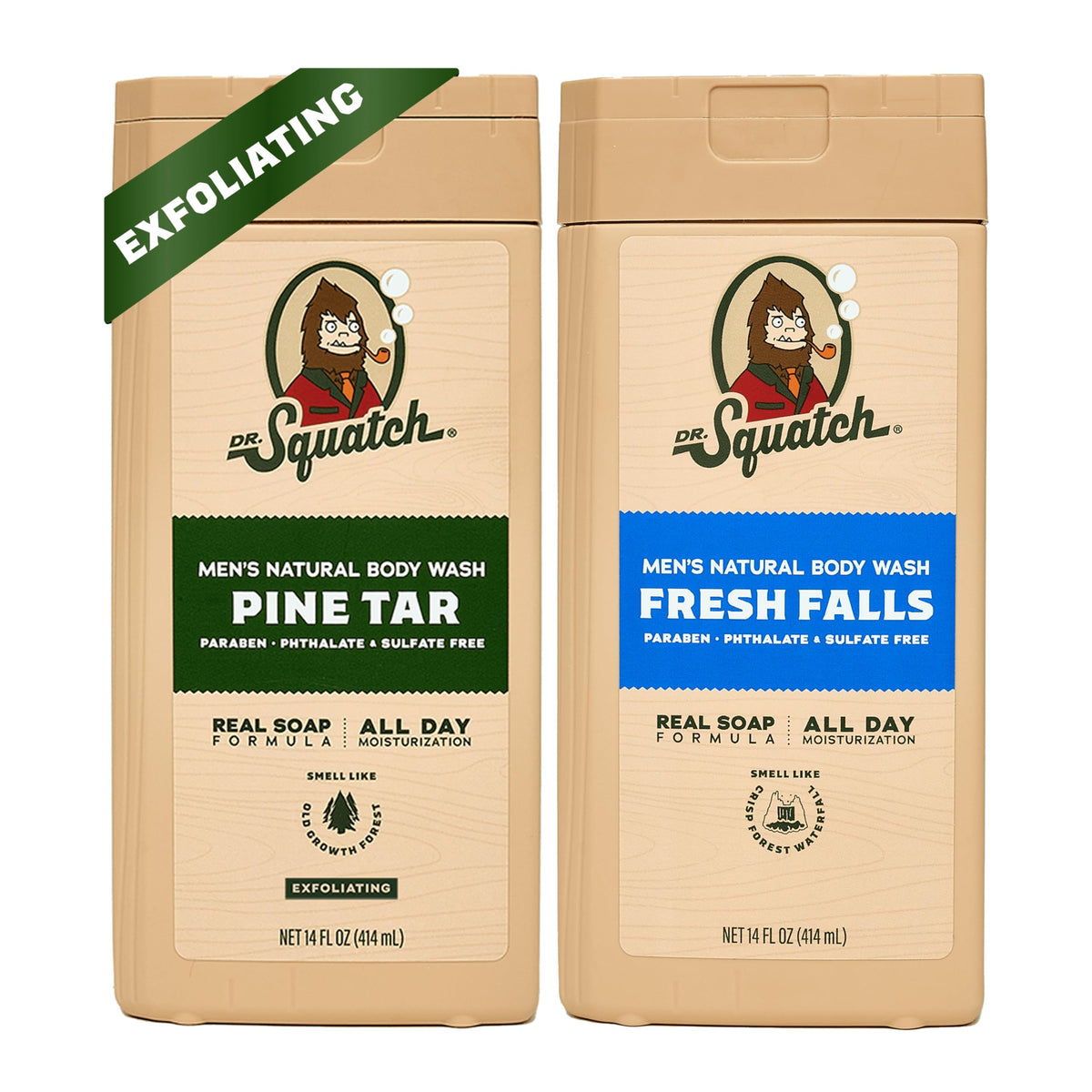 Dr. Squatch Body Wash Pine Tar front view