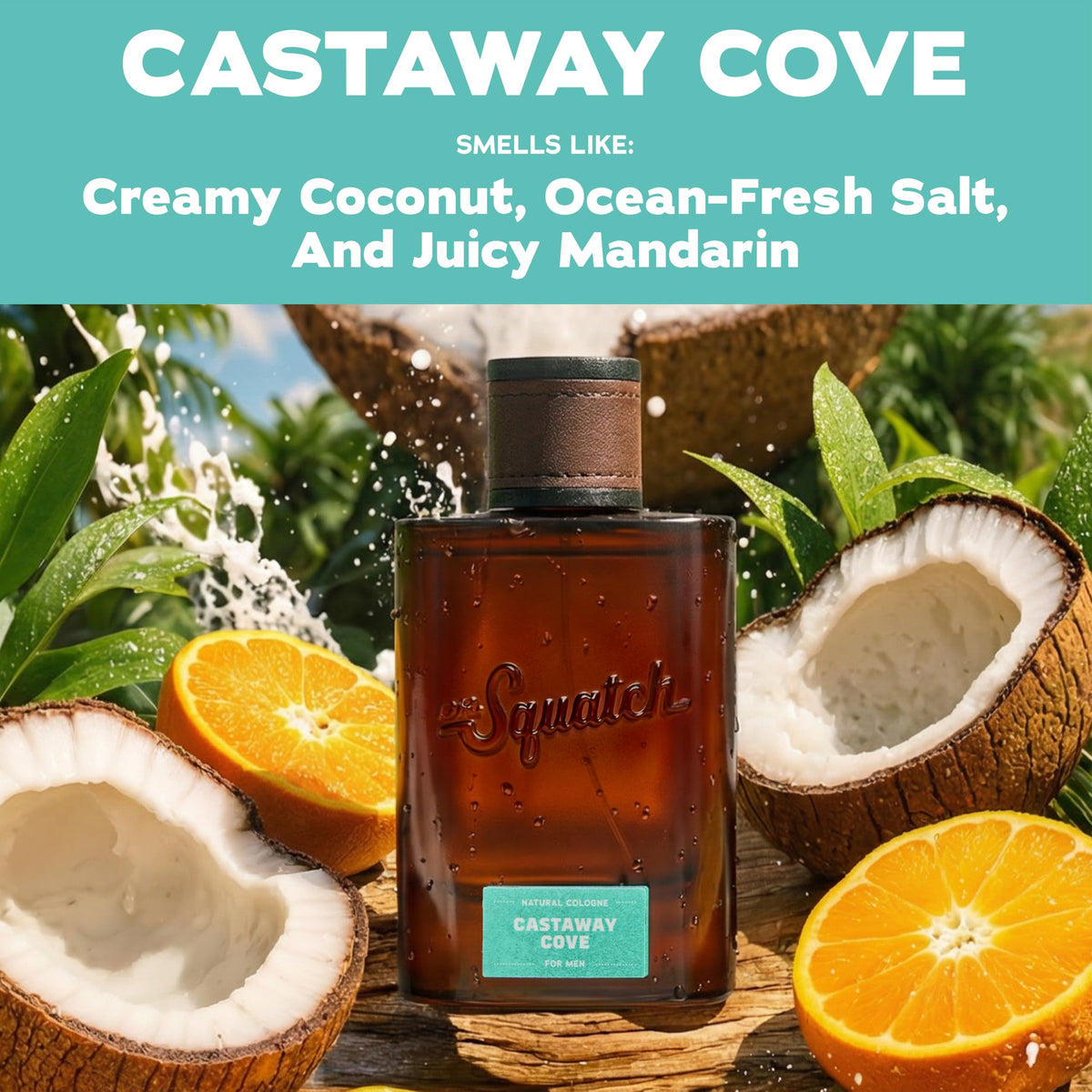 Dr. Squatch Castaway Cove Cologne packaging
