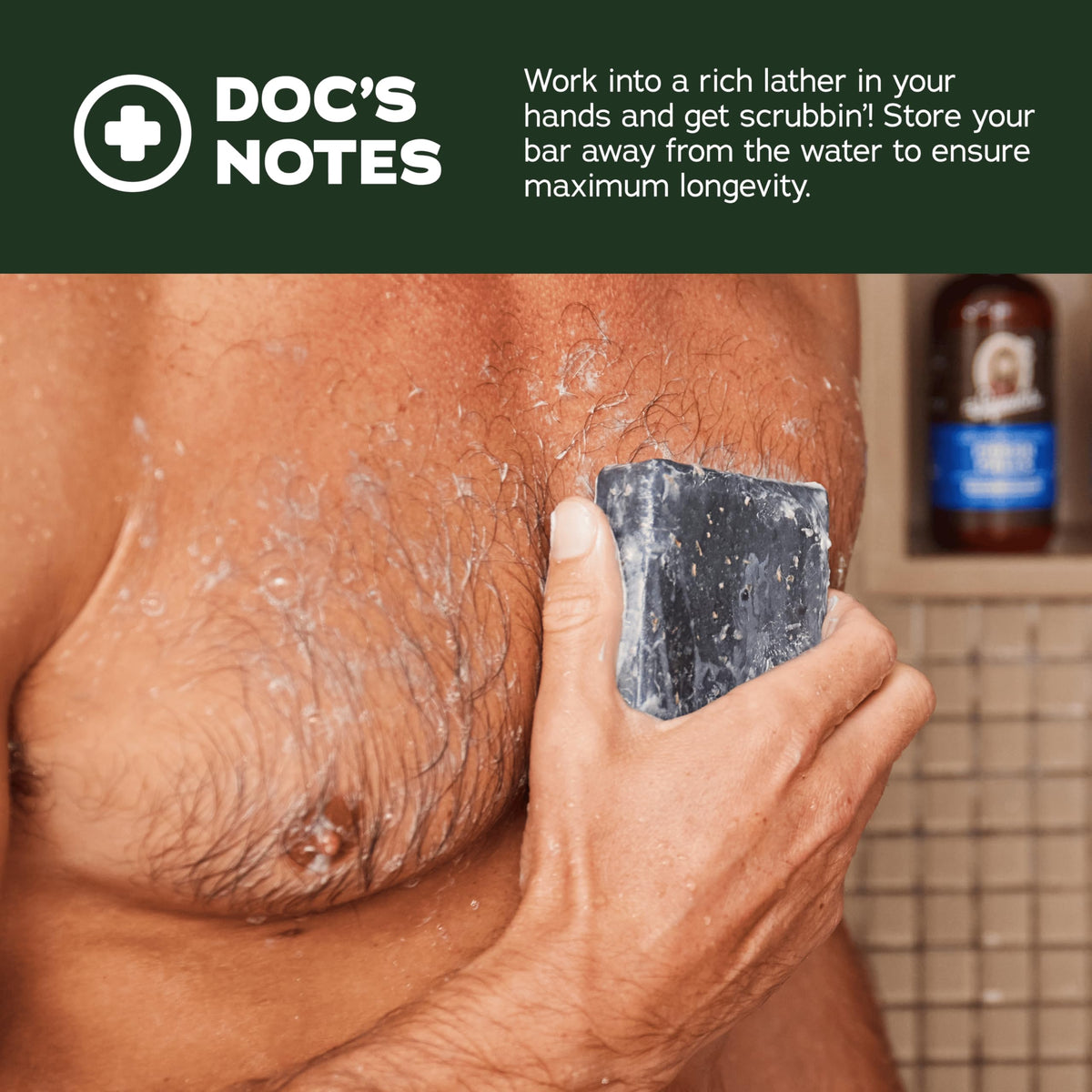 Dr. Squatch Cool Fresh Aloe bar soap with natural ingredients