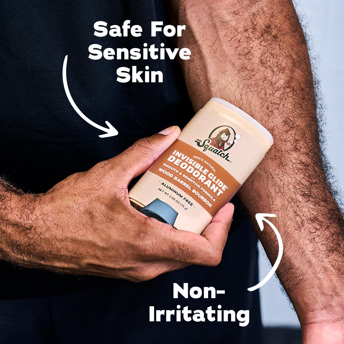 Dr. Squatch deodorant 2-Pack with scent description