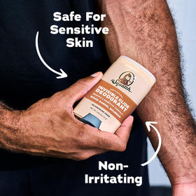 Dr. Squatch deodorant 2-Pack with scent description