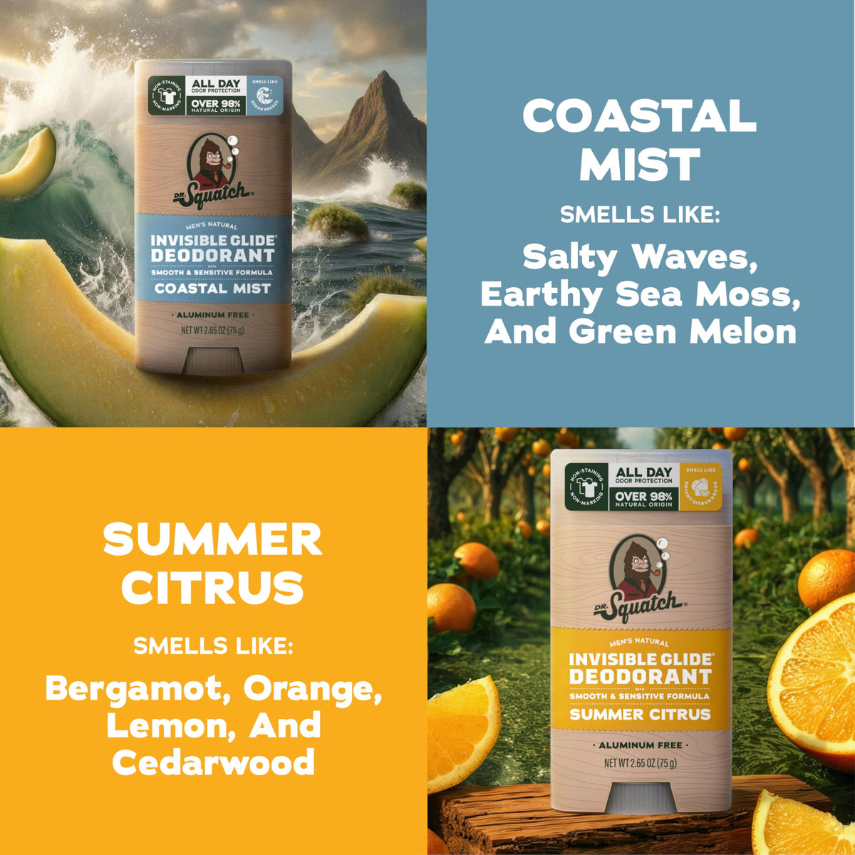 Dr. Squatch deodorant Coastal Mist scent close-up