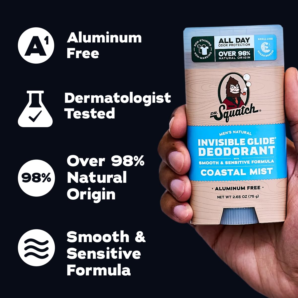 Dr. Squatch deodorant ingredients list