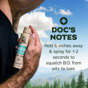 Dr. Squatch deodorant ingredients list