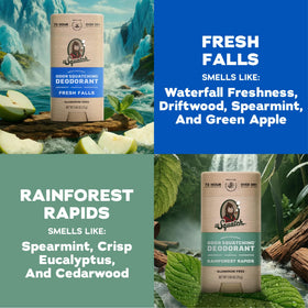 Dr. Squatch deodorant packaging details