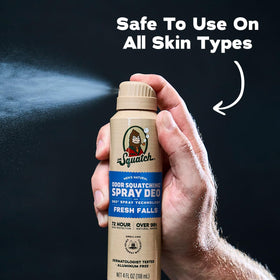 Dr. Squatch Fresh Falls scent profile with ingredients
