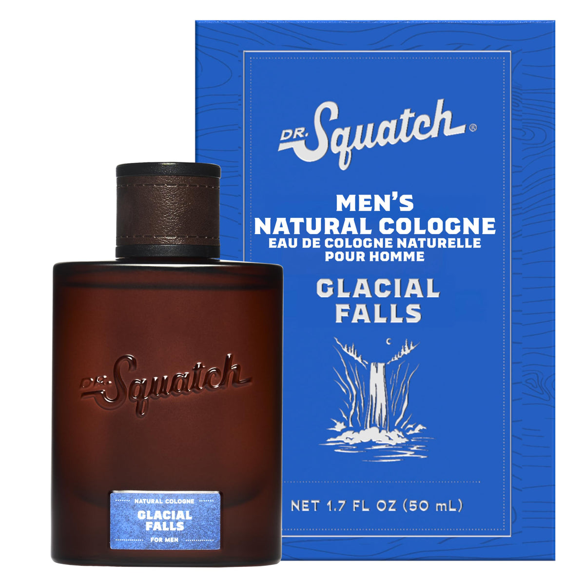 Dr. Squatch Glacial Falls Cologne 1.7 fl oz front view