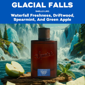 Dr. Squatch Glacial Falls Cologne packaging display