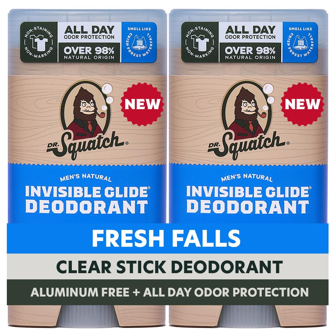 Dr. Squatch Invisible Glide Deodorant 2-Pack front view