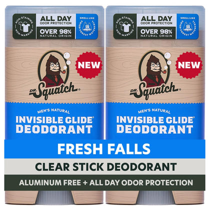 Dr. Squatch Invisible Glide Deodorant 2-Pack front view