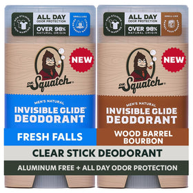 Dr. Squatch Invisible Glide Deodorant 2-Pack front view