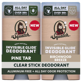 Dr. Squatch Invisible Glide Deodorant 2-Pack front view