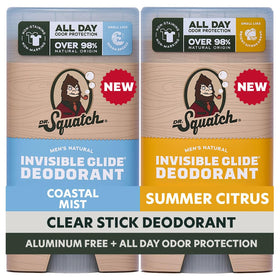Dr. Squatch Invisible Glide Deodorant 2-Pack front view