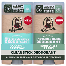 Dr. Squatch Invisible Glide Deodorant 2-Pack front view